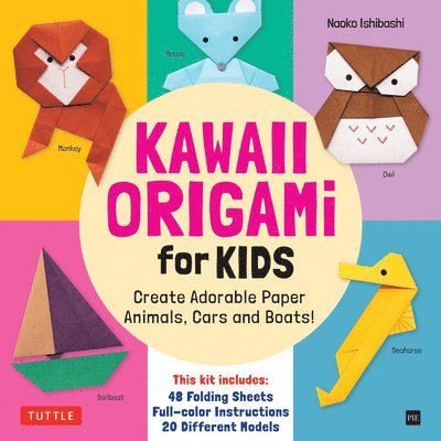 Naoko Ishibashi - Kawaii Origami for Kids Kit. Tillgänglighet: Lägg i varukorg