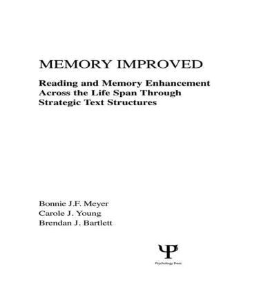 Bonnie J.F. Meyer, Carole J. Young, Brendan J. Bartlett - Memory Improved, Inbunden. Tillgänglighet: Lägg i varukorg