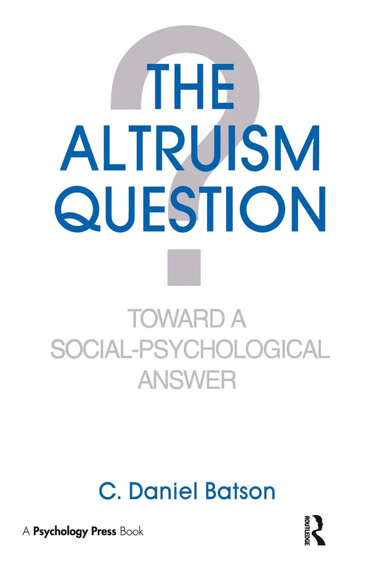 C. Daniel Batson - Altruism Question, Inbunden. Tillgänglighet: Lägg i varukorg