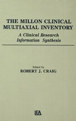 Robert J. Craig - Millon Clinical Multiaxial Inventory, Inbunden. Tillgänglighet: Lägg i varukorg