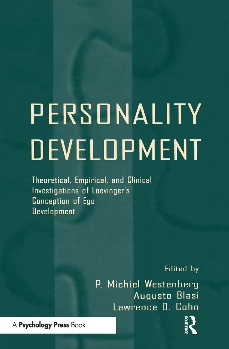P. Michiel Westenberg, Augusto Blasi, Lawrence D. Cohn - Personality Development, Inbunden. Tillgänglighet: Lägg i varukorg