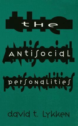David T. Lykken - Antisocial Personalities, Häftad