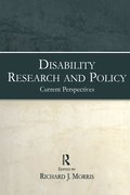Disability Research and Policy