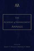 The Academy of Management Annals, Volume 1
