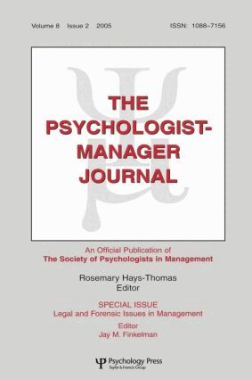 Rosemary Hays-Thomas - Legal And Forensic Isssues In Management Tpmj V8#2, Häftad. Tillgänglighet: Lägg i varukorg