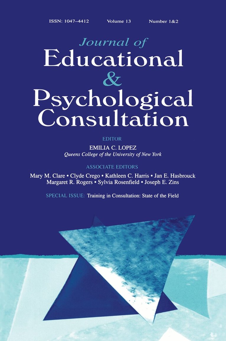 Judith L. Alpert, Shilpa R. Taufique - Training in Consultation, Häftad. Tillgänglighet: Lägg i varukorg