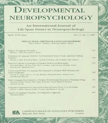 Donna J. Thal, Judith S. Reilly - Origins of Language Disorders, Häftad. Tillgänglighet: Lägg i varukorg