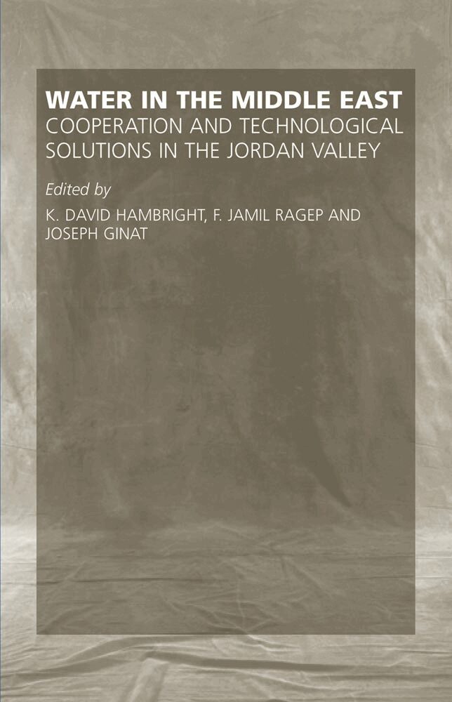 K. David Hambright, F. Jamil Ragep, Joseph Ginat - Water in the Middle East, Inbunden. Tillgänglighet: Tillfälligt slut