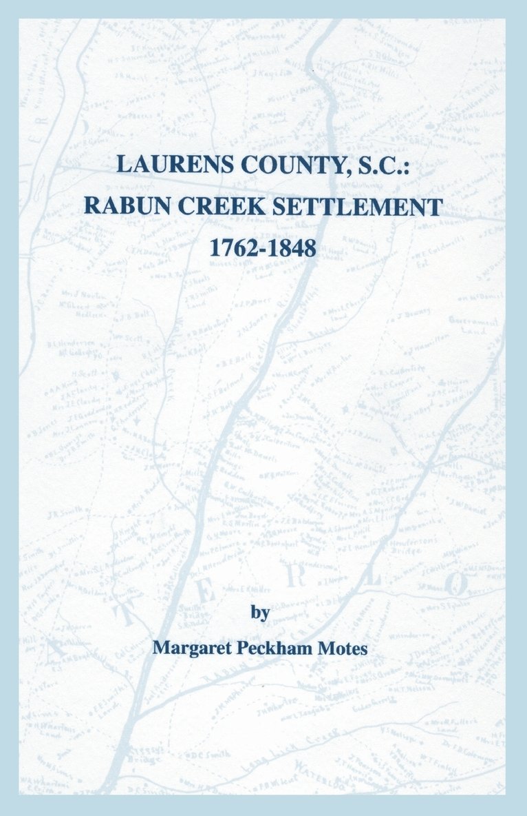 Margaret Peckham Motes - Laurens County, S.C., Häftad