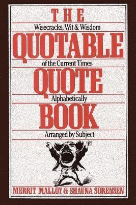 Quotable Quote Book
