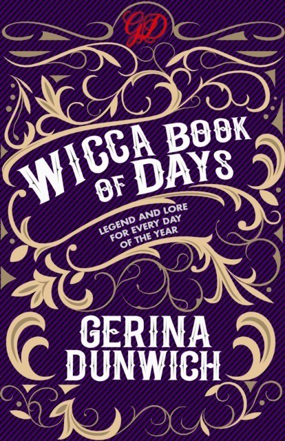 Gerina Dunwich - Wicca Book of Days, E-bok