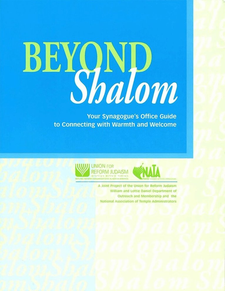 Behrman House - Beyond Shalom, Häftad