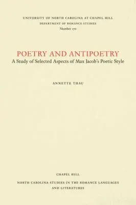 Annette Thau - Poetry and Antipoetry, Häftad. Tillgänglighet: Lägg i varukorg