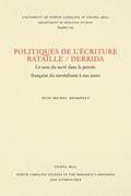 Politiques de L'ecriture Bataille / Derrida
