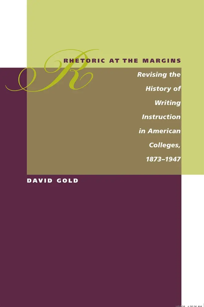 Southern Illinois University Press - Rhetoric at the Margins, Häftad. Tillgänglighet: Lägg i varukorg