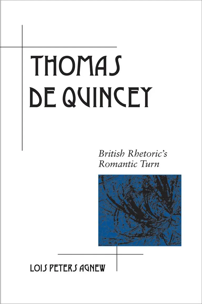 Lois Agnew - Thomas De Quincey, Häftad. Tillgänglighet: Tillfälligt slut