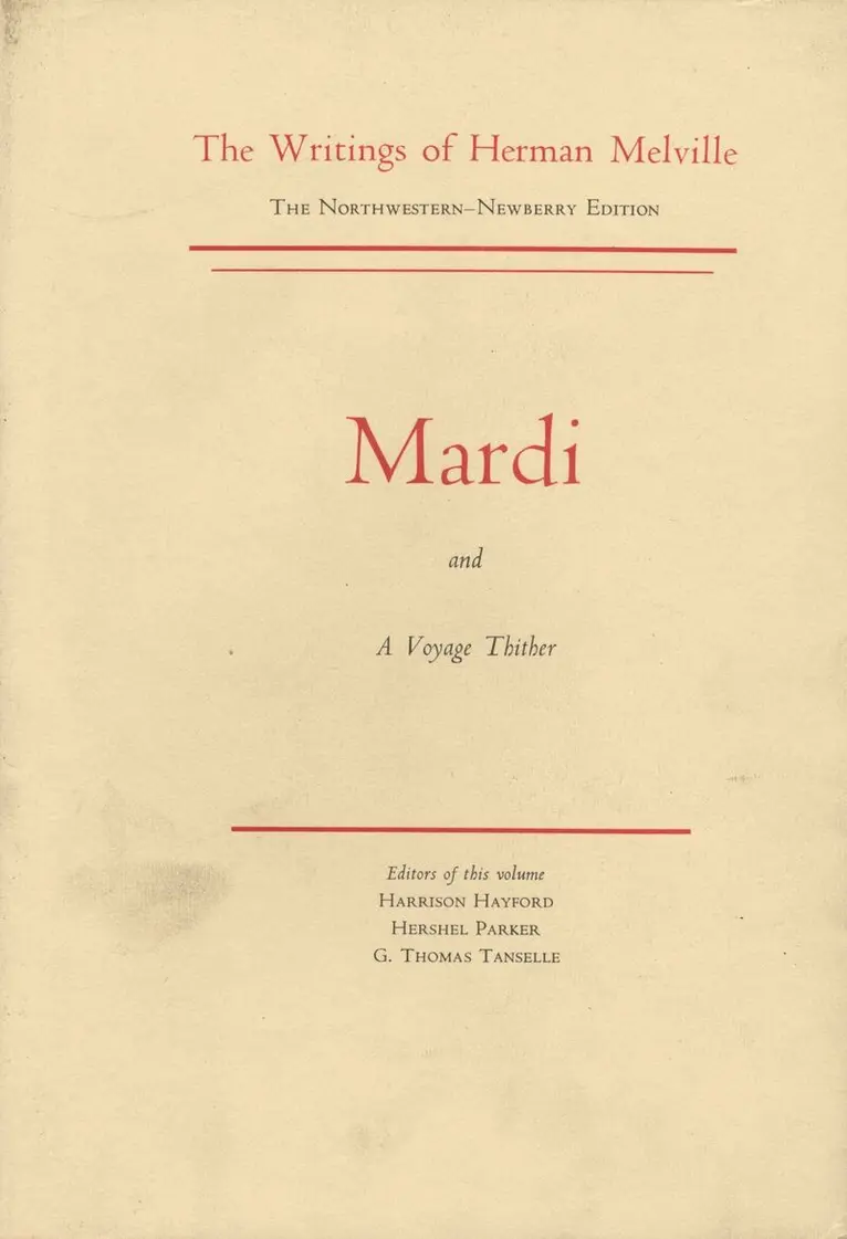 Melville - Mardi, Inbunden. Tillgänglighet: Tillfälligt slut