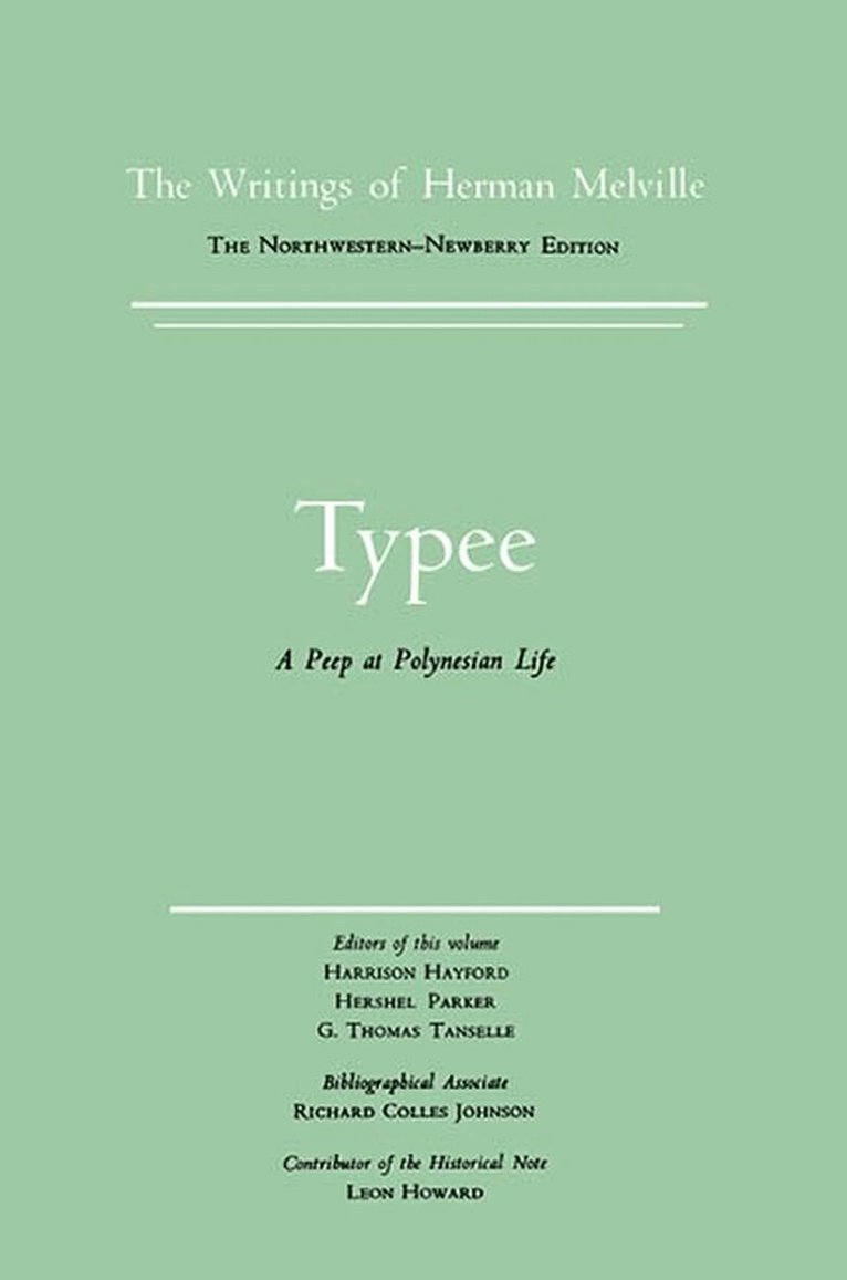 Melville, Harrison Hayford - Typee, Inbunden. Tillgänglighet: Tillfälligt slut