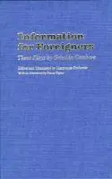 GAMBARO, Marguerite Feitlowitz - Information for Foreigners and Other Plays, Inbunden. Tillgänglighet: Tillfälligt slut