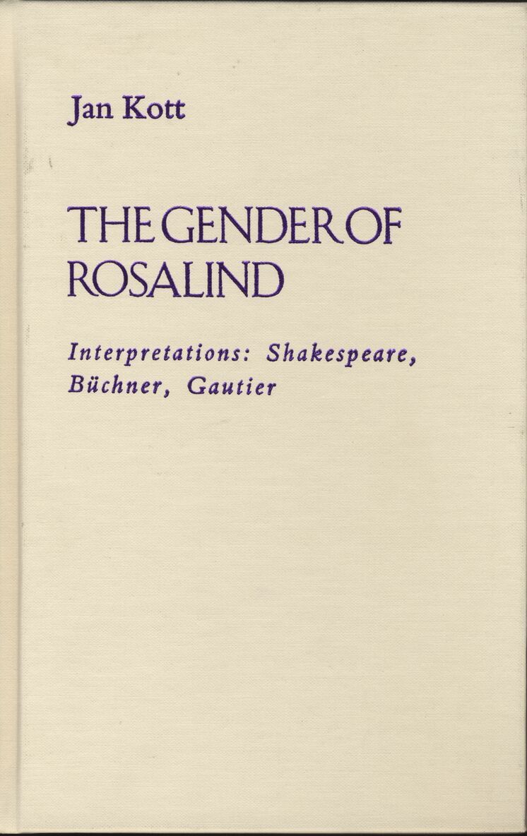 Jan Kott - Gender of Rosalind, Inbunden. Tillgänglighet: Tillfälligt slut