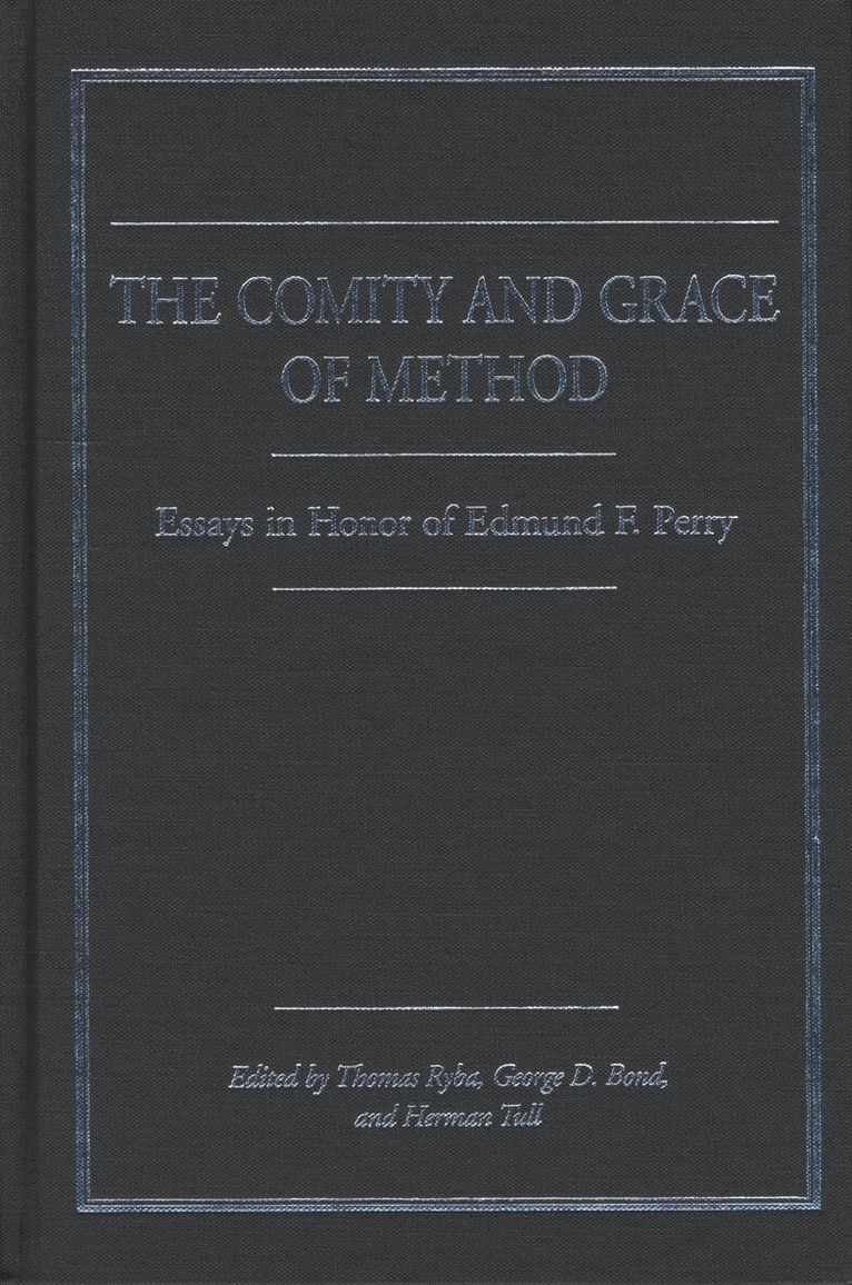 Thomas Ryba, George D. Bond, Herman W. Tull - Comity and Grace of Method, Inbunden. Tillgänglighet: Tillfälligt slut