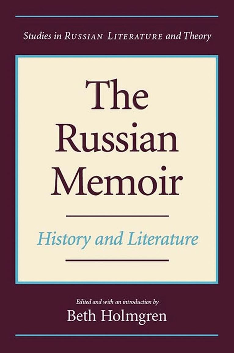 Beth Holmgren - Russian Memoir, Inbunden. Tillgänglighet: Tillfälligt slut