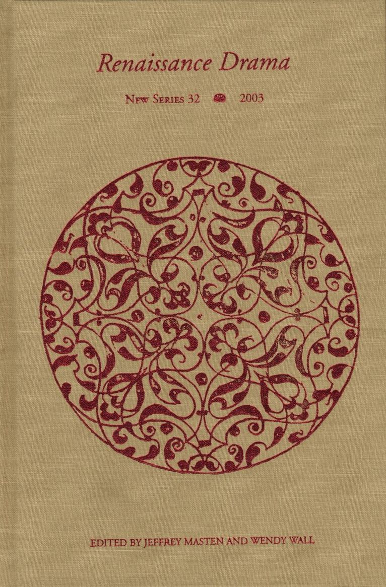 Jeffrey Masten, Wendy Wall - Renaissance Drama, Inbunden