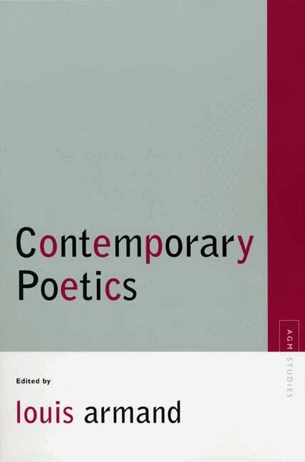 Louis Armand - Contemporary Poetics, Inbunden. Tillgänglighet: Tillfälligt slut
