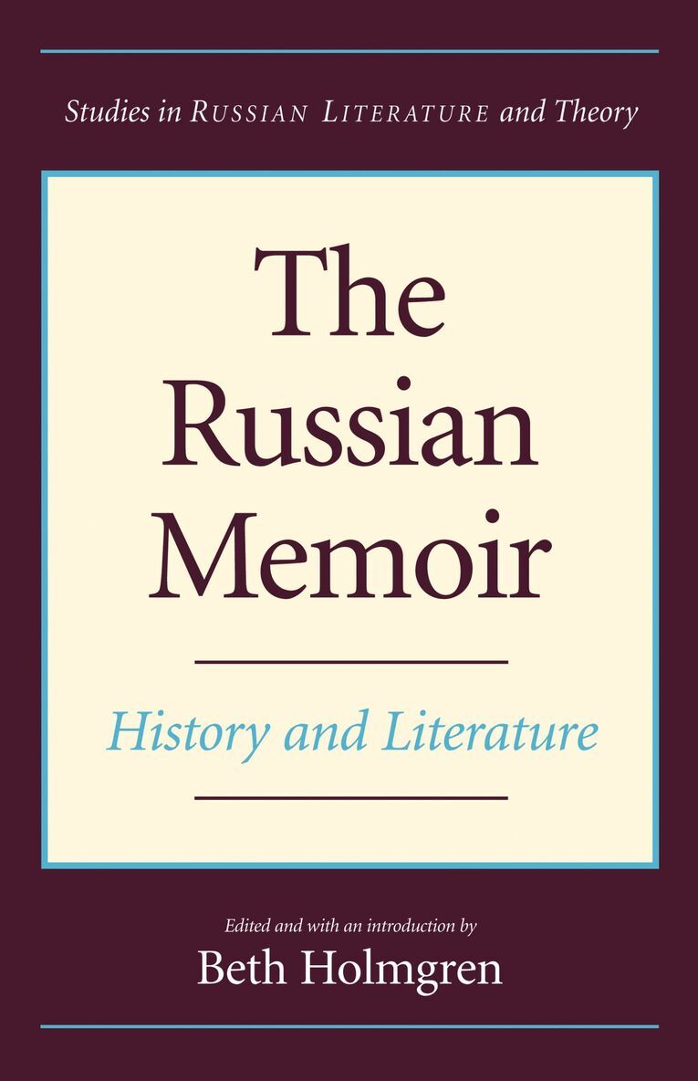 Beth Holmgren - Russian Memoir, Häftad. Tillgänglighet: Tillfälligt slut
