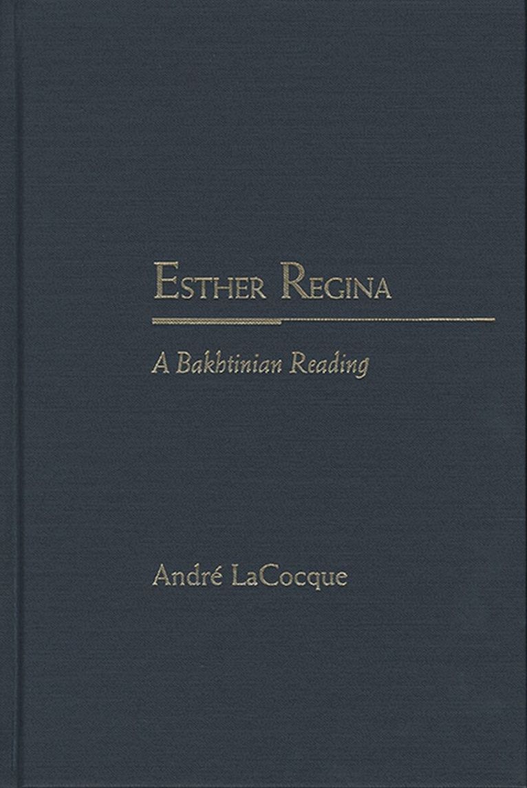 Andre LaCocque - Esther Regina, Inbunden