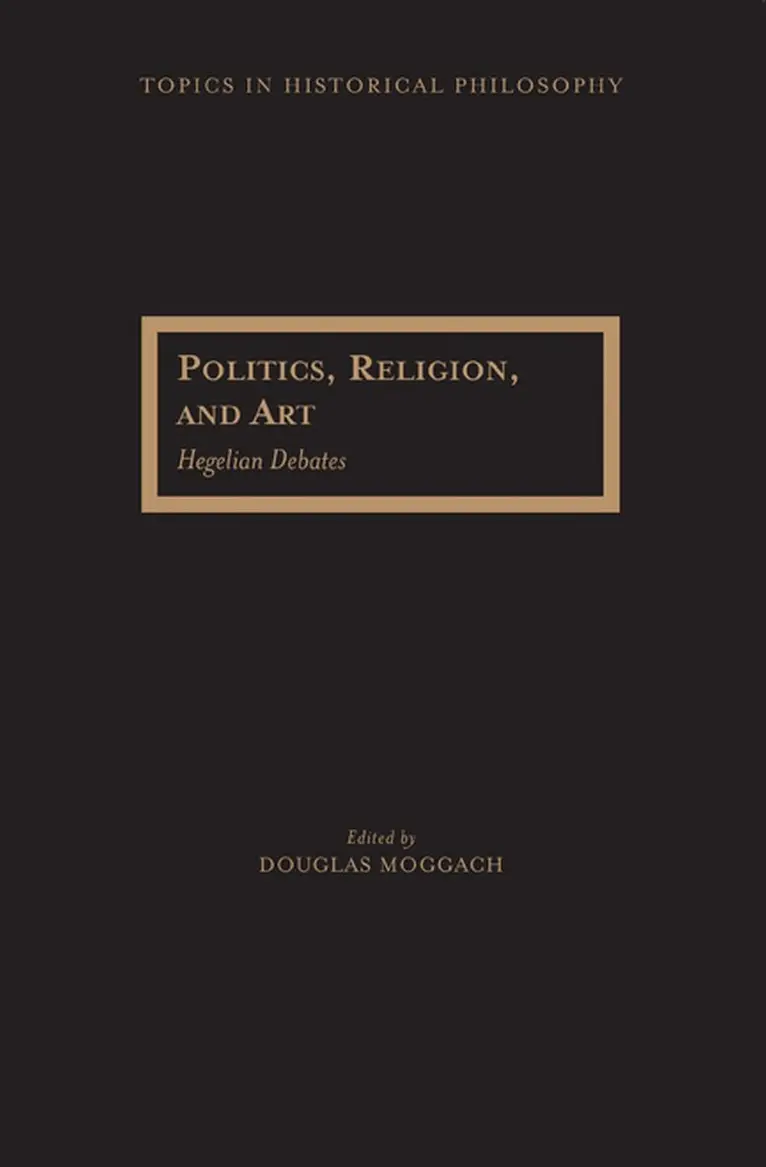 Douglas Moggach, Douglas Moggach - Politics, Religion and Art, Inbunden. Tillgänglighet: Tillfälligt slut