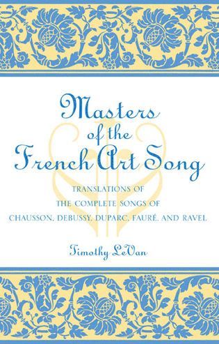 Timothy LeVan - Masters of the French Art Song, Häftad. Tillgänglighet: Lägg i varukorg