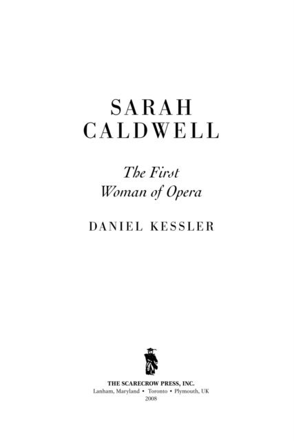 Daniel Kessler - Sarah Caldwell, E-bok