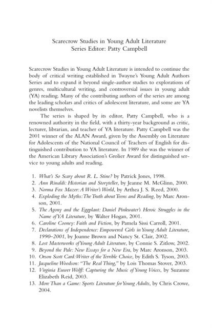 Nancy Thalia Reynolds - Mixed Heritage in Young Adult Literature, E-bok