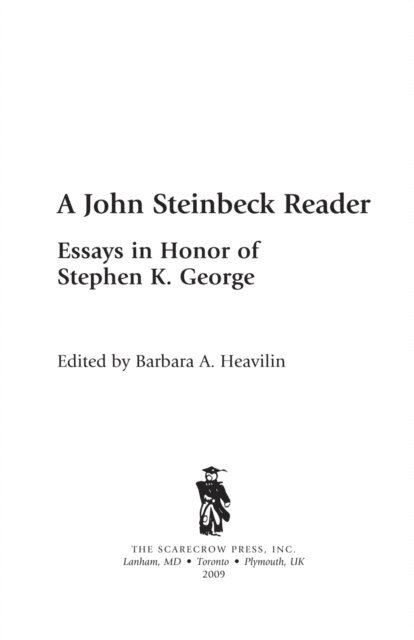 Barbara A. Heavilin - John Steinbeck Reader, E-bok