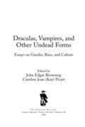 Draculas, Vampires, and Other Undead Forms