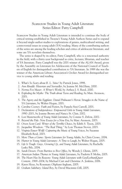 Walter Hogan - Animals in Young Adult Fiction, E-bok