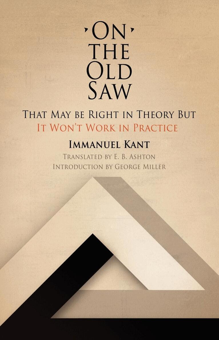 Immanuel Kant - On the Old Saw, E-bok