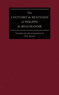 The 'Coutumes de Beauvaisis' of Philippe de Beaumanoir
