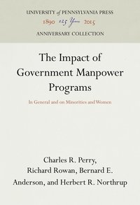Impact of Government Manpower Programs