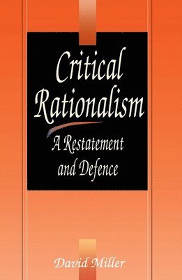 David Miller - Critical Rationalism, Häftad