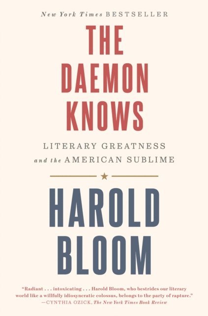 Harold Bloom - Daemon Knows, E-bok