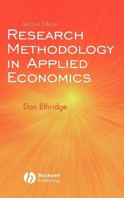 Research Methodology in Applied Economics av Don E Ethridge, Don E Ethridge