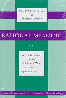 Laura Riding Jackson, Schuyler B. Jackson - Rational Meaning, Inbunden. Tillgänglighet: Tillfälligt slut