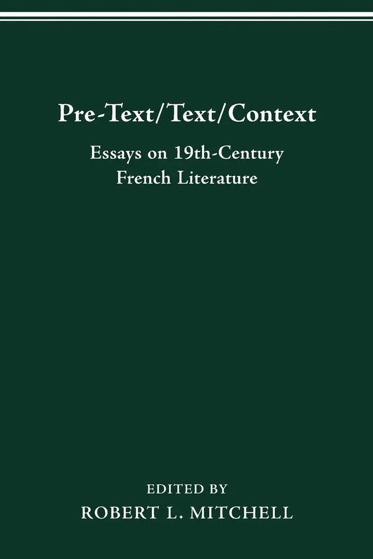 Robert L Mitchell - Pre-Text/Text/Context, Häftad. Tillgänglighet: Lägg i varukorg