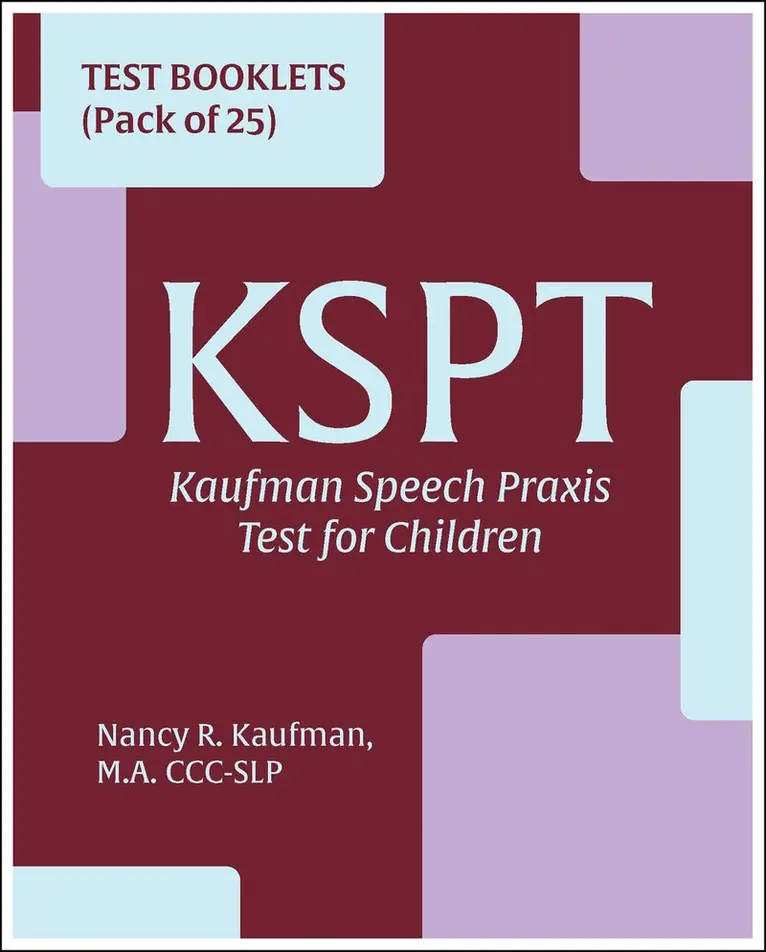 Nancy R. Kaufman - Kaufman Speech Praxis Test for Children, Häftad. Tillgänglighet: Tillfälligt slut