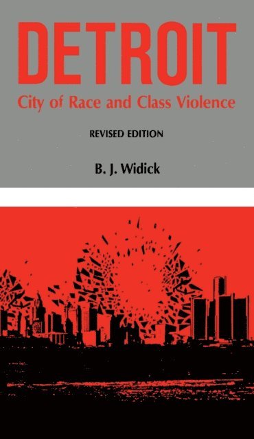 B. J. Widick - Detroit, E-bok