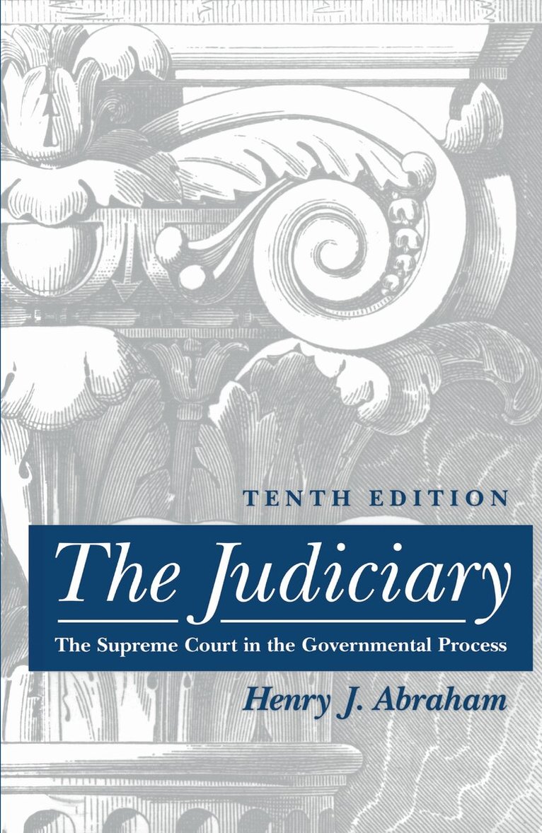 Henry J. Abraham - Judiciary, Inbunden. Tillgänglighet: Lägg i varukorg