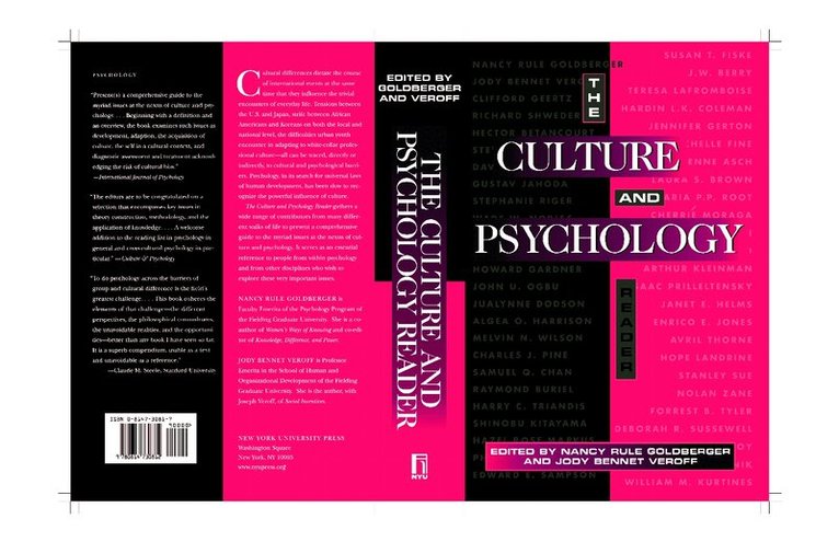 Nancy Rule Goldberger, Joanne B. Veroff - Culture and Psychology Reader, Häftad
