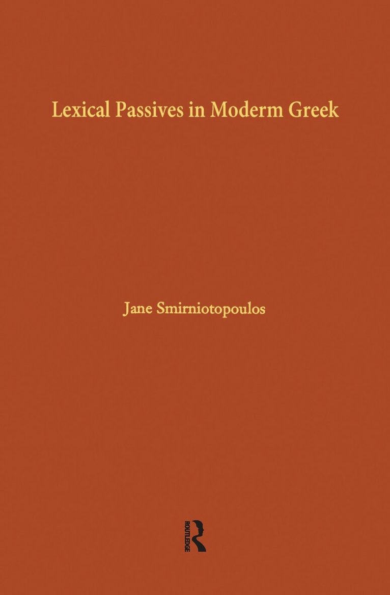 Lexical Passives in Modern Greek
